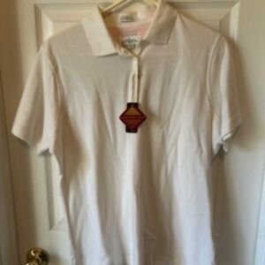 outer bank Egyptian diamond knit womens golf polo -large